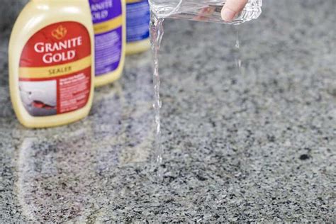 testing granite for sealing|how to test granite countertops.